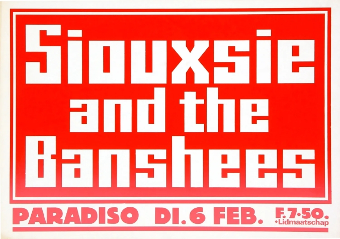 6 February 1979, Siouxsie Paradiso in Amsterdam