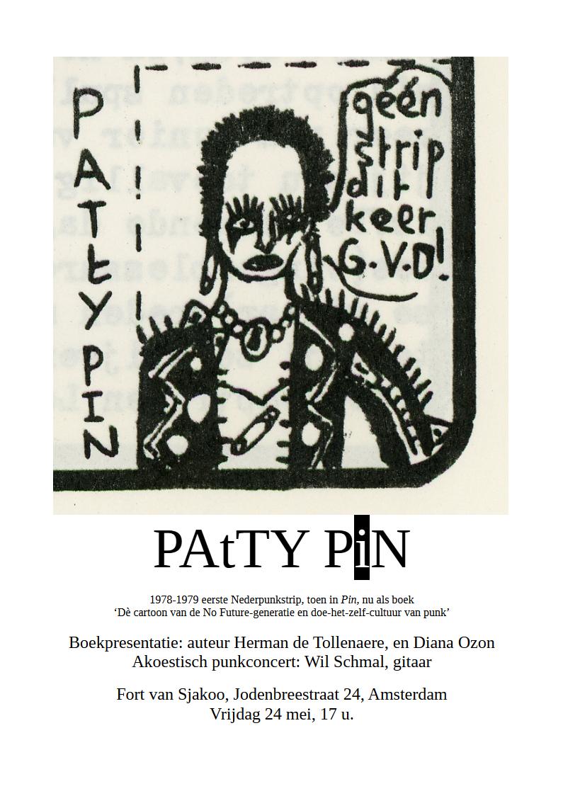Patty Pin boekpresntatie 24 mei Fort van Sjakoo